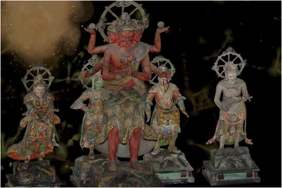 阿修羅王と古代インドの神々